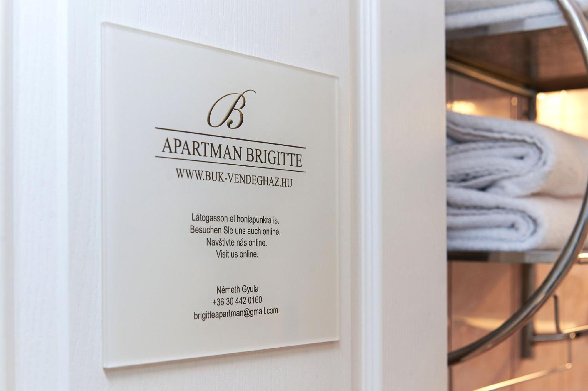 Apartman Brigitte Bükfürdő Exterior foto